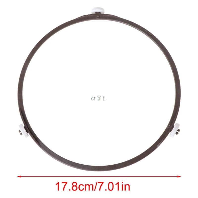 Microwave Oven Parts Round Shaped Rotating Tray Glass Plate Support 6.57'' Inner wheel height 1.6cm
