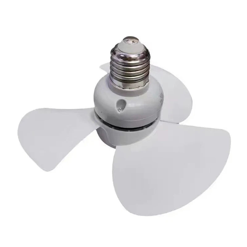 5W Small Cooling Fan E27 Screw Home Ceiling Fan Desktop Electric Fan For Kitchen Bedroom Dormitory Living Room Study Table Fans