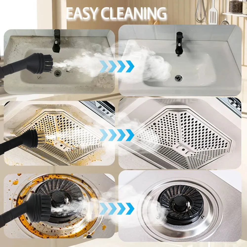 2800W High Temperature and High Pressure Steam Cleaning Machine Kitchen Oil Pollution Cleaning Machine Car Disinfection Cleaner