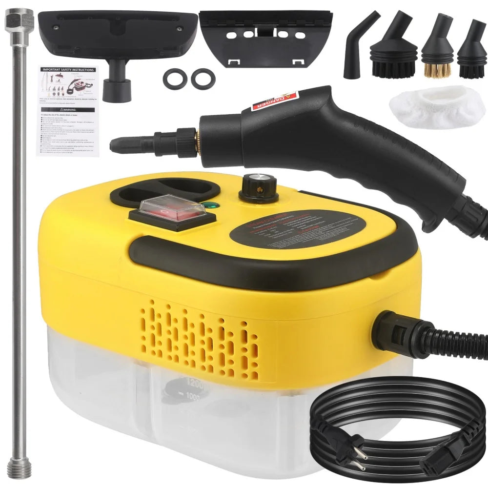 2800W High Temperature and High Pressure Steam Cleaning Machine Kitchen Oil Pollution Cleaning Machine Car Disinfection Cleaner