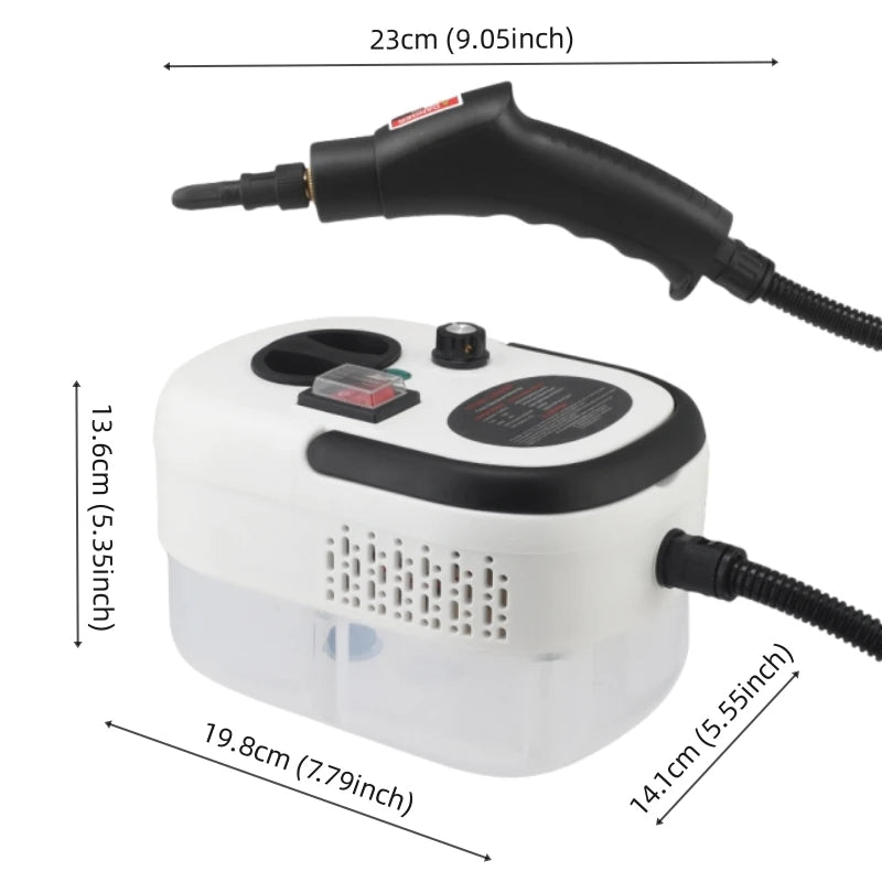 2800W High Temperature and High Pressure Steam Cleaning Machine Kitchen Oil Pollution Cleaning Machine Car Disinfection Cleaner
