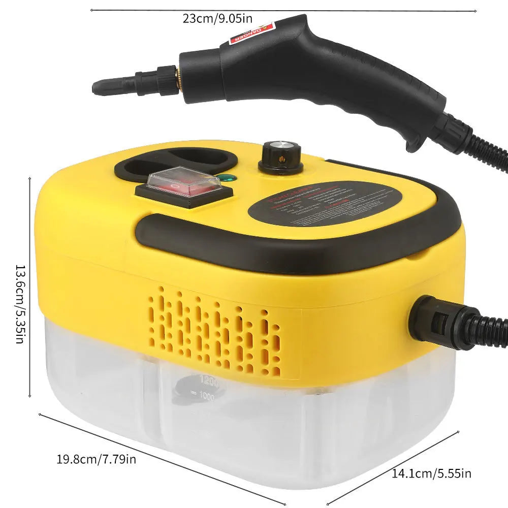 2800W High Temperature and High Pressure Steam Cleaning Machine Kitchen Oil Pollution Cleaning Machine Car Disinfection Cleaner