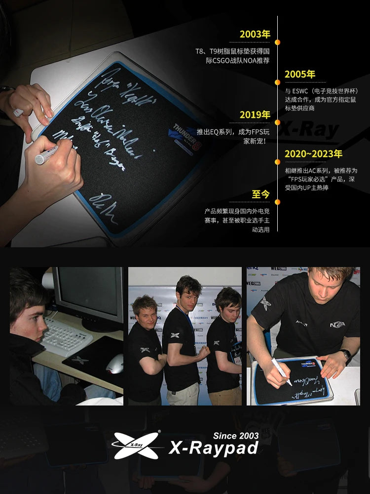 X-Raypad 【Obsidian Air】 High Rebound Polyurethane Dot Mouse Skates Shock Absorption Durable Noise Reducing