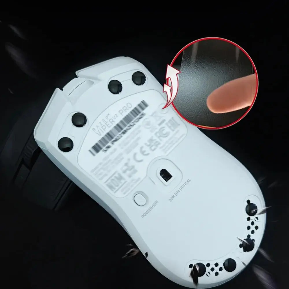 X-Raypad 【Obsidian Air】 High Rebound Polyurethane Dot Mouse Skates Shock Absorption Durable Noise Reducing