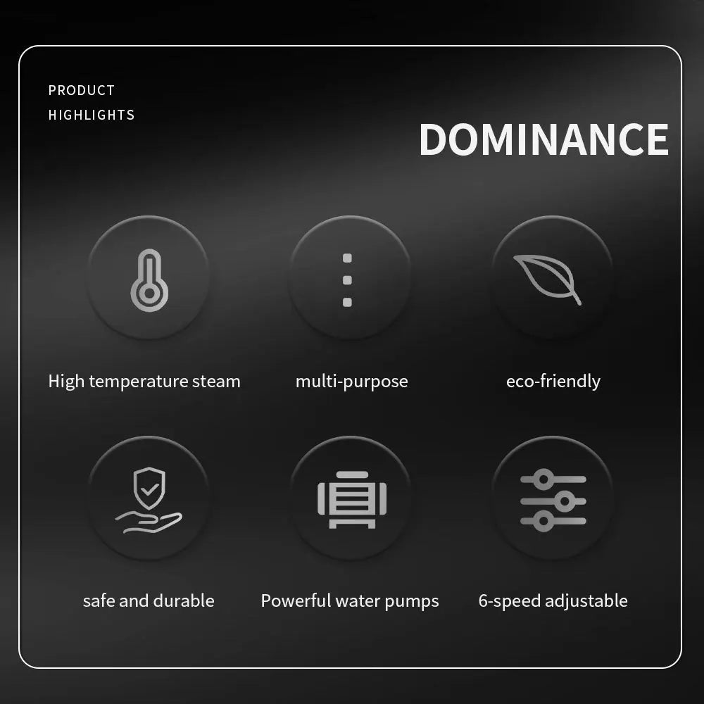 2800W High Temperature and High Pressure Steam Cleaning Machine Kitchen Oil Pollution Cleaning Machine Car Disinfection Cleaner