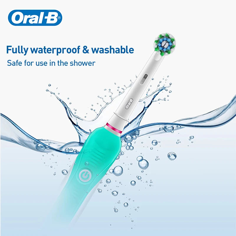 Oral B Electric Toothbrush Pro 600 2-minute intelligent timing Daily Clean Teeth Visible Pressure Sensor Waterproof Rechargeabl